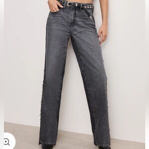 Good American “Good Boy” High Rise Vintage Straight Jeans – Size 6 / 28